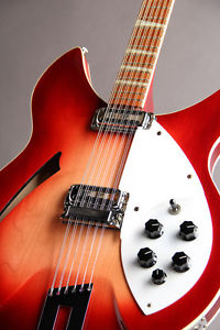 Free Shipping Used Rickenbacker 360/12 V64 Fireglo 1990 Electric Guitar