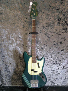 Fender Mustang Bass Competition Burgundy Matching Head '70 Used  w/ Hard case