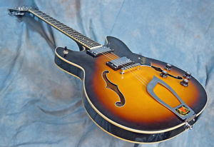 Hagstrom Viking Semi-Hollowbody Electric Guitar blues/rock to jazz/fusion