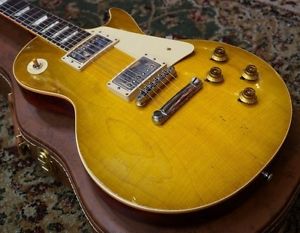 Gibson 1958 Les Paul Reissue Murphy Aged Vintage Lemon  Electric Free Shipping