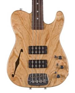 G&L USA ASAT Bass Semi-Hollow, Natural, Rosewood