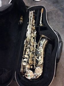 STEPHANHOUSER SAS1500bk black nickel VINTAGE FINISH Alto saxophone Meyer mouth