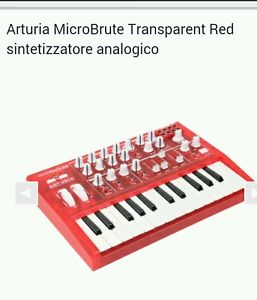 ARTURIA MicroBrute RED - Sintetizzatore Analogico 25 Tasti Limited Edition