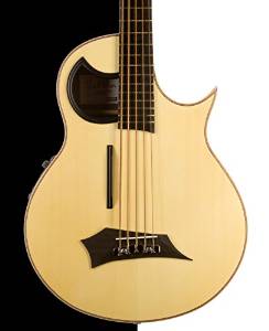 Warwick Rockbass Alien Acoustics Standard 5 String Bass, Natural Satin