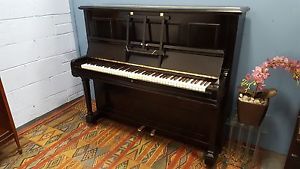 Reconditioned,Black, "Chappell" , Overstrung Piano. 88 notes. CAN DELIVER.