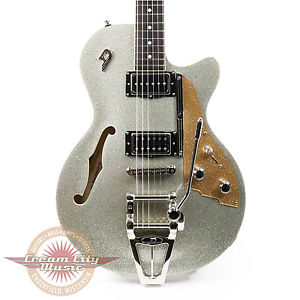 Brand New Duesenberg Starplayer TV Electric Guitar in Silver Sparkle