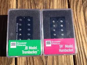 NEW Seymour Duncan TB-4 JB Trembucker Bridge & SH-1N 59 4 Conductor Set BLACK