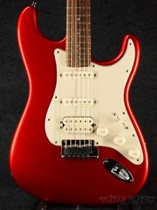 Fender Deluxe Stratocaster HSS -Chrome Red / Rosewood Electric Free Shipping