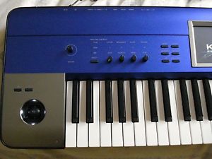 KORG Krome 61 Synth Workstation LIMITED ED. BLUE, w/BONUS SOUNDS *EXCELLENT PKG*