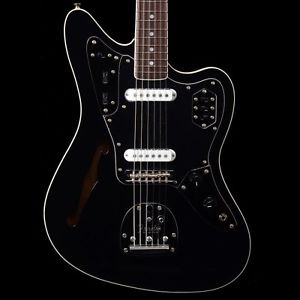 Fender Jaguar Thinline Special edition Rosewood Black Chrome Guitar MIJ Japan