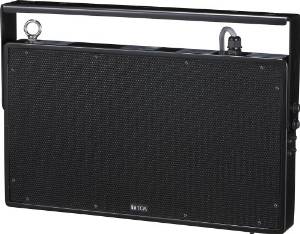 TOA PW-1230SB Plane Wave Speaker, Black