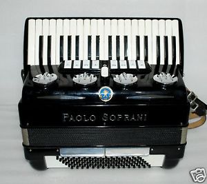 Paolo Soprani 96 bass Accordion Akkordeon Fisarmonica Very good