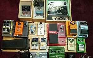 guitar effects pedal lot-exh-boss-ibanez-digitech-cry baby-tube screamer-whammy
