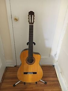 1982 Takamine EC132C Classical Acoustic Electric Guitar W/Case Japan