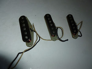 1967 Fender Stratocaster Pickups  Matched Set  7.02k  5.97k  6.26k  2-13-67