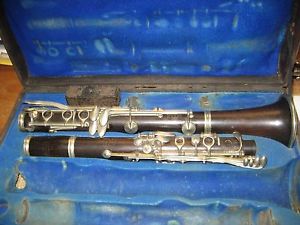 VINTAGE A-CLARINET (KEY OF A )  BUFFET-CRAMPON (Paris),no cracks,ALL new pads.