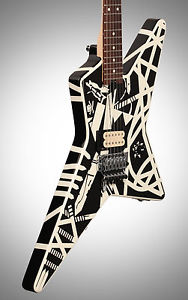 EVH Eddie Van Halen Striped Series Star Electric Guitar, 5107902536 - NEW