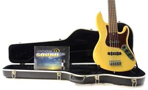 2006 Fender American Deluxe Jazz Bass V 5-String - Amber w/OHSC - 60th Ann.