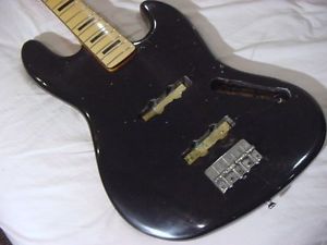 FENDER VINTAGE USA 1976 Black GEDDY LEE JAZZ BASS GUITAR Body,3-Bolt Micro Tilt