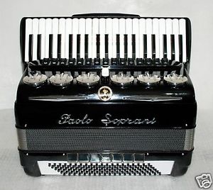 Paolo Soprani 120 bass Accordion Akkordeon Fisarmonica Excellent