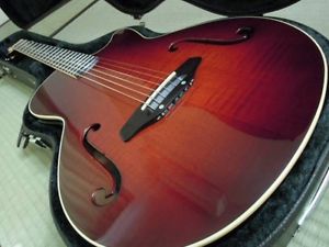 Used! K.YAIRI KYF-2E Acoustic Guitar Fishman Preamp Made in Japan w/Hardcase