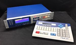 360 Systems DCEM-3000 Digicart/Ex Ethernet Audio Recorder/Player W/ Remote Used