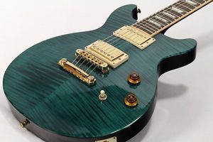Gibson USA /Les Paul Standard Double Cut Plus Trans Green Electric Free Shipping