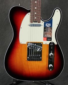New Fender American Elite Telecaster w/case, maple with 3 color sunburst