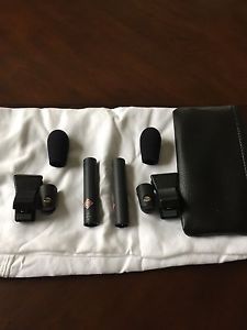 Stereo Pair Condenser Microphones, Neumann KM184 Stereo Pair Microphones.