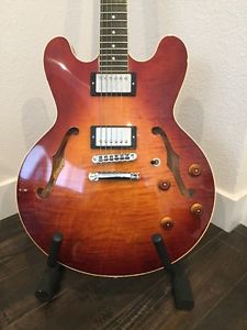 Heritage H535 Semi-hollow Electric Guitar Almond Sunburst w/Case USA Mint Cond