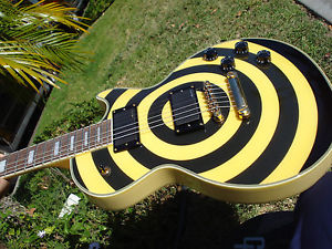 Epiphone Zakk Wylde Les Paul Bullseye Guitar w/ EMG's + Gibson case