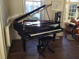 Black High Gloss Baby Grand Piano