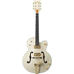 G6136-1958 Stephen Stills White Falcon, Ebony Fretboard, Aged White