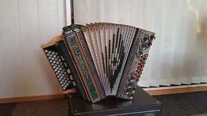 Steirische Harmonika Schmidt mit Limex MPR 3  4reihig  c f b es