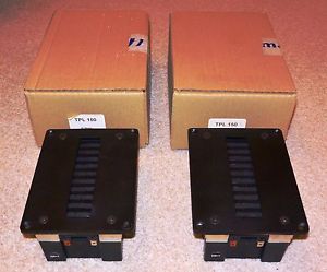 PAIR OF BEYMA TPL 150 PLEATED DIAPHRAGM TWEETERS BOXED