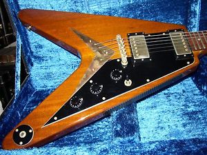 1982 Tokai 58 Flying V all Mahogany Gibson strings '58 Vee REBORN Katana JV
