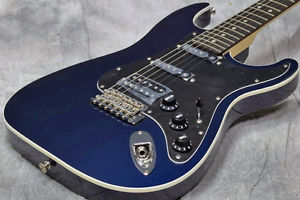 Fender Japan Exclusive Aerodyne Stratocaster Medium Scale HSS Gun Metal Blue