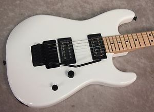 Charvel SD-1 San Dimas HH Floyd Rose electric guitar in snow white