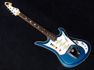 Teisco Spectrum 5 Blue/R w/soft case Free shipping Guiter Bass From JAPAN #X1127