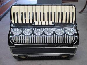 Piano Accordion, Paolo Soprani, Made in Italy, Vintage