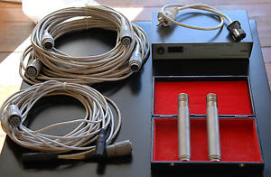 Vintage Neuman Gefell Set - Pair of MV691 with M70 Capsules + PSU and cables