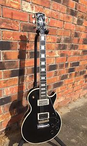 Gibson 1993 Les Paul Custom Black USED with Original Hard Shell Case FREE SHIP