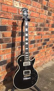 Gibson 1993 Les Paul Custom Black USED with Original Hard Shell Case FREE SHIP