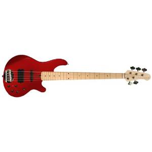 Lakland 5514-M-CAR 5-String Bass Guitar, Candy Apple Red