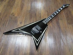 Edwards E-SAWTOOTH Ebony Finger Plate Black Color Used Electric Guitar From JP