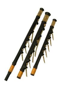 Uilleann 3 Regulator Set, Ebony