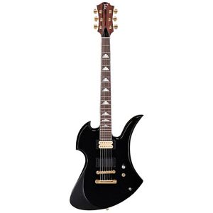 BURNY MG-100X Black hide model Mockingbird Electric guitar FERNANDES MG100X