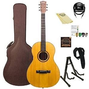 Bedell Guitars Coffee House Natural CH-P-AD/Irn-KIT-2 Parlor Acoustic-Electric Guitar, Kit 2