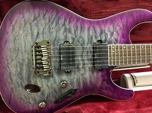 Ibanez S Prestige Series S5521Q Electric Guitar  Dark Purple Doom Burst