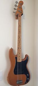 Vintage 1975 Fender Precision P Bass Guitar w Original Hard Case 1970's OHSC